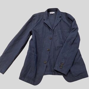 Wallace and Barnes chore blazer cotton navy